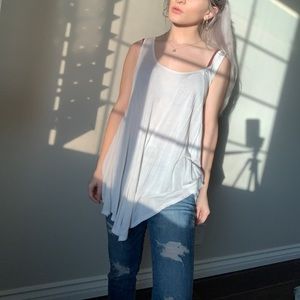 long white tank top